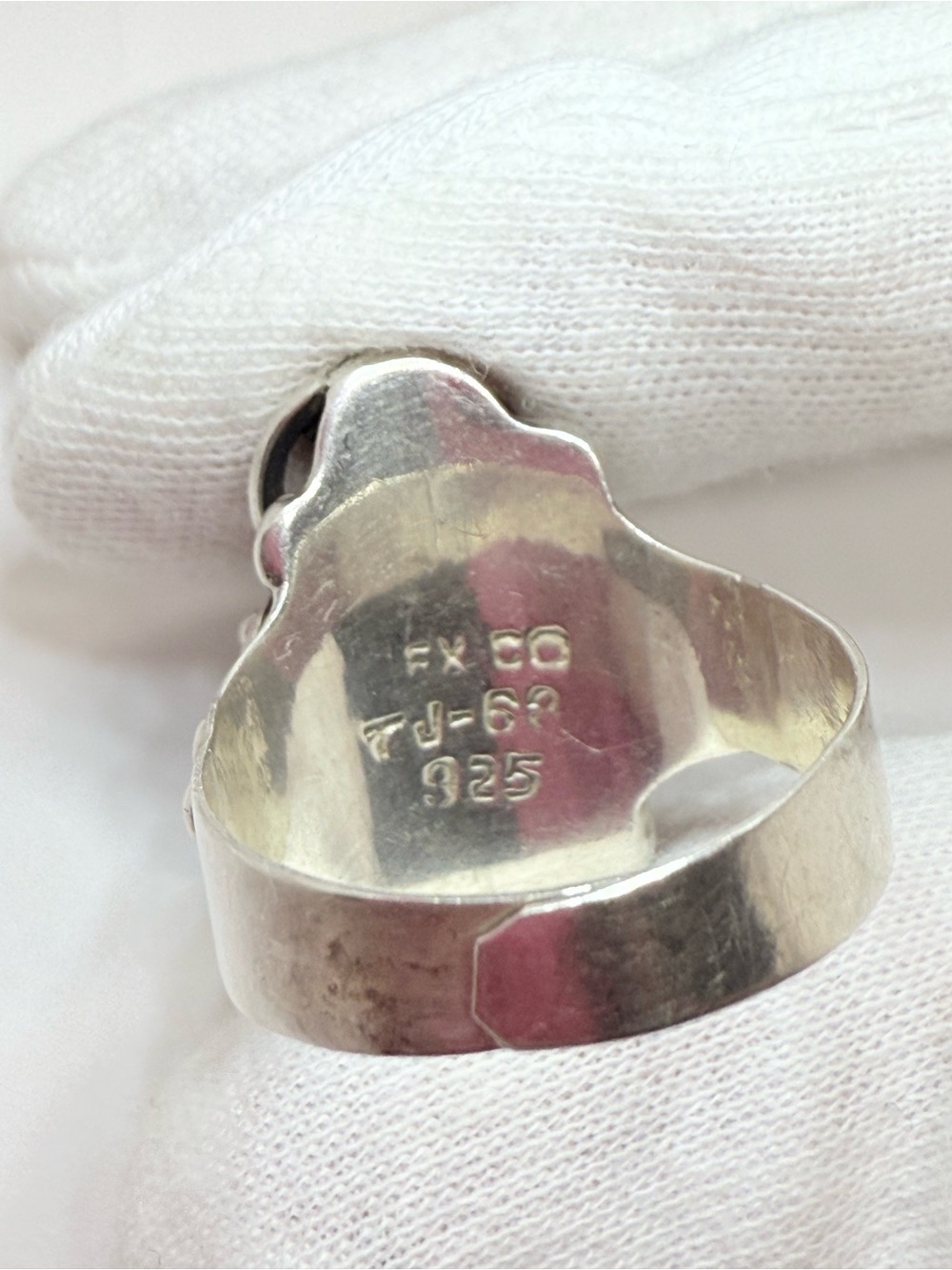 Vintage Sterling Silver Turquoise Poison Ring Locket - Picture 14 of 17